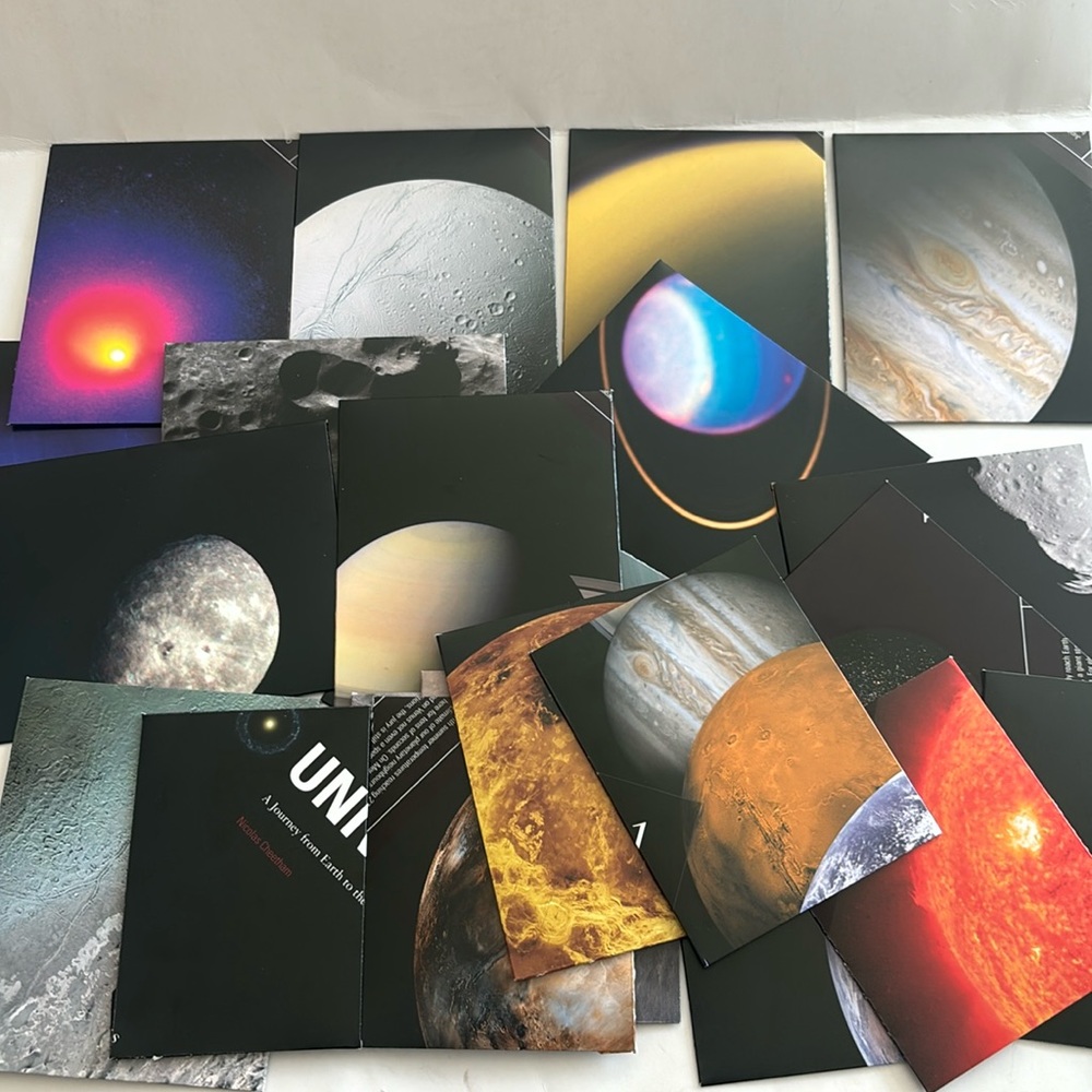 Lot of 25 handcrafted universe envelopes A4 4bar handmade envelopes juniper mars